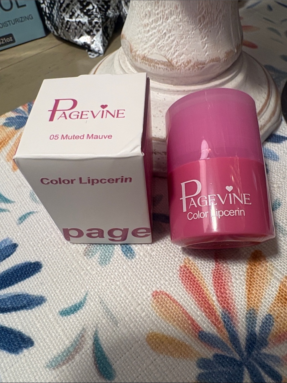 PageVine Color Lipcerin Stick - Muted Mauve Pink